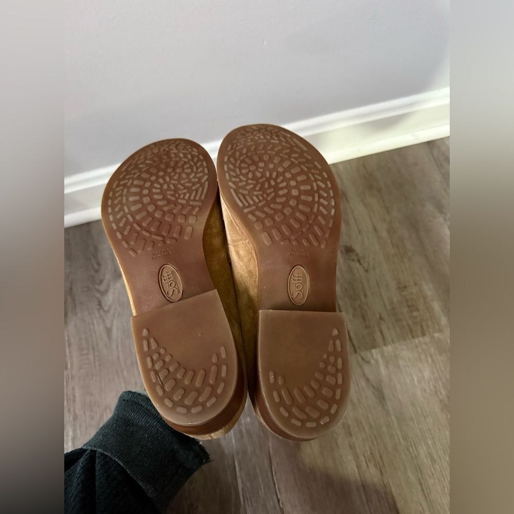 Sofft Chain Link Loafer Suede Nevara Hazelwood Brown Tan Shoes Casual Dressy 8.5 - Picture 11 of 15